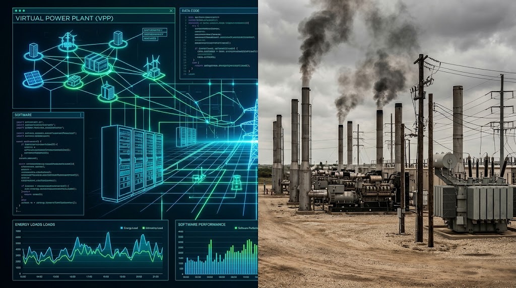 Virtual Capacity vs. Physical Terrain: Why 1-GW Software Aggregations Cannot Fix the Peaker Creep